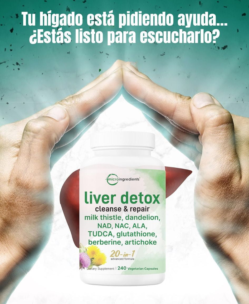 Liver+ Advanced 20-in-1: tu aliado para sentirte más liviano y revitalizado